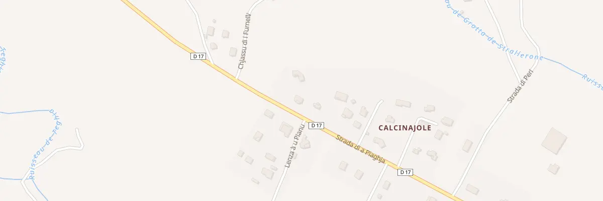 Plan du 5136 Calcinajole à Canale-di-Verde