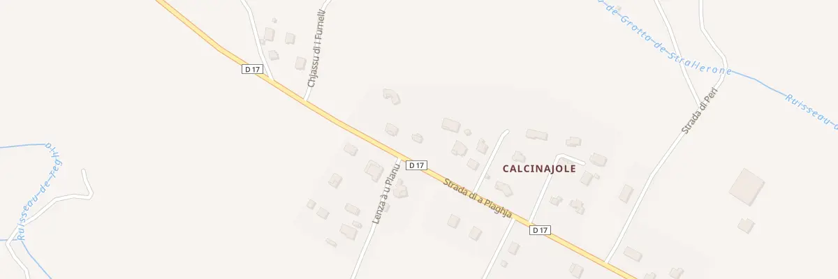Plan du 2960 Rte Strada Di A Piaghja à Canale-di-Verde