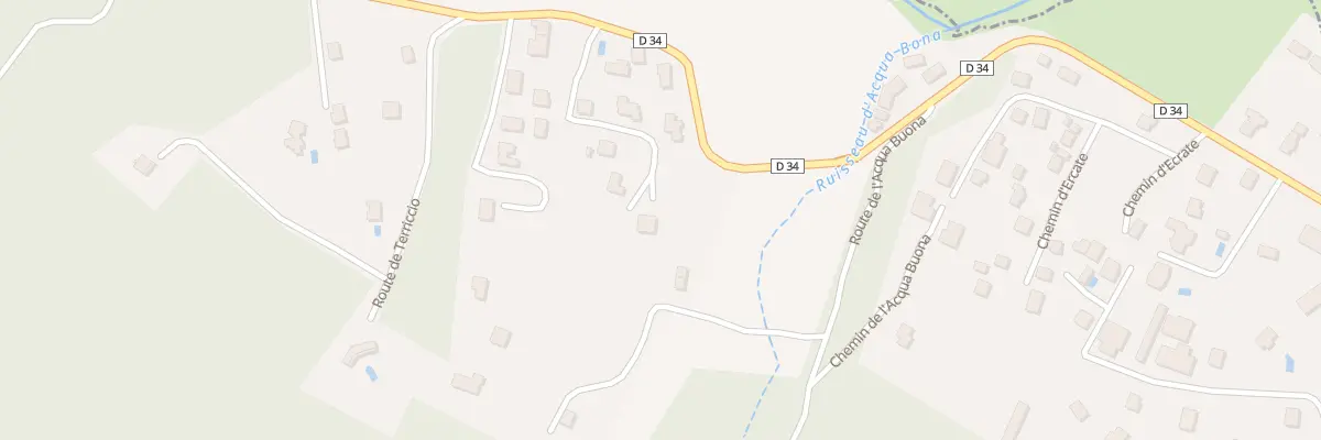 Plan du 205 Che de Federio à San-Nicolao