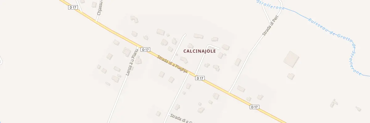 Plan du 5110 Calcinajole à Canale-di-Verde