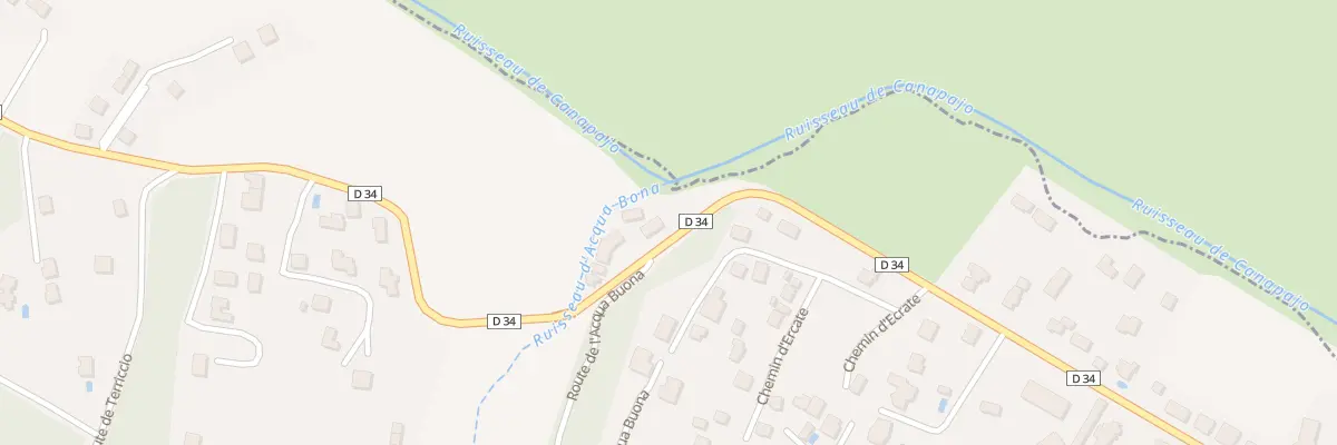 Plan du 1040 Rte de San Nicolao à San-Nicolao