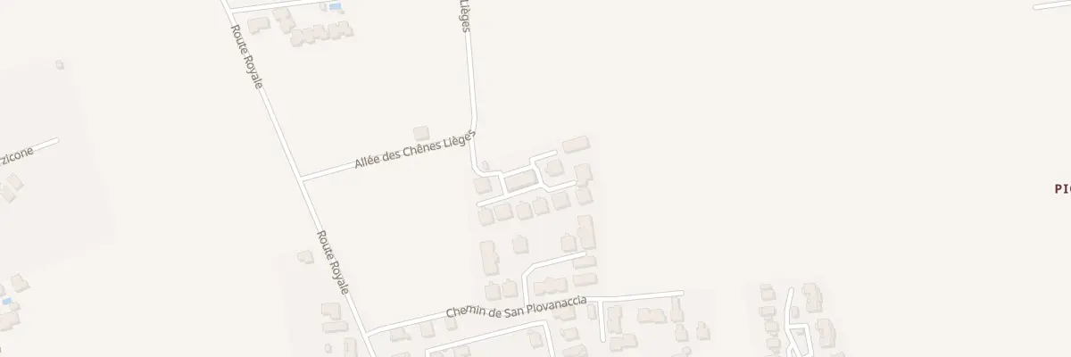 Plan du 125 Imp des Chênes Lièges à Penta-di-Casinca