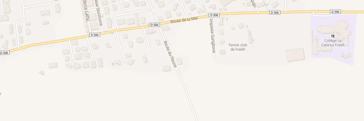 Plan du 115 Rte Strada Fiumara à Penta-di-Casinca