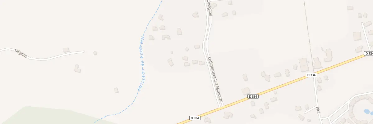 Plan du 142 Rte Caviglioli à Santa-Maria-Poggio
