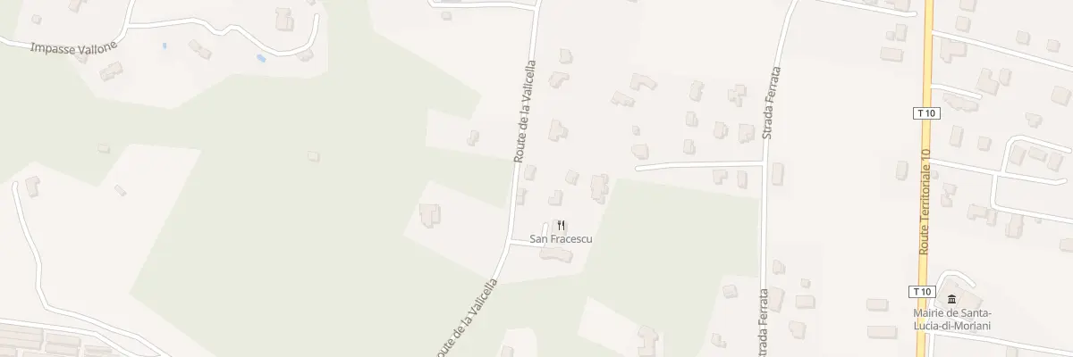 Plan du 230 Rte de la Valicella à Santa-Lucia-di-Moriani