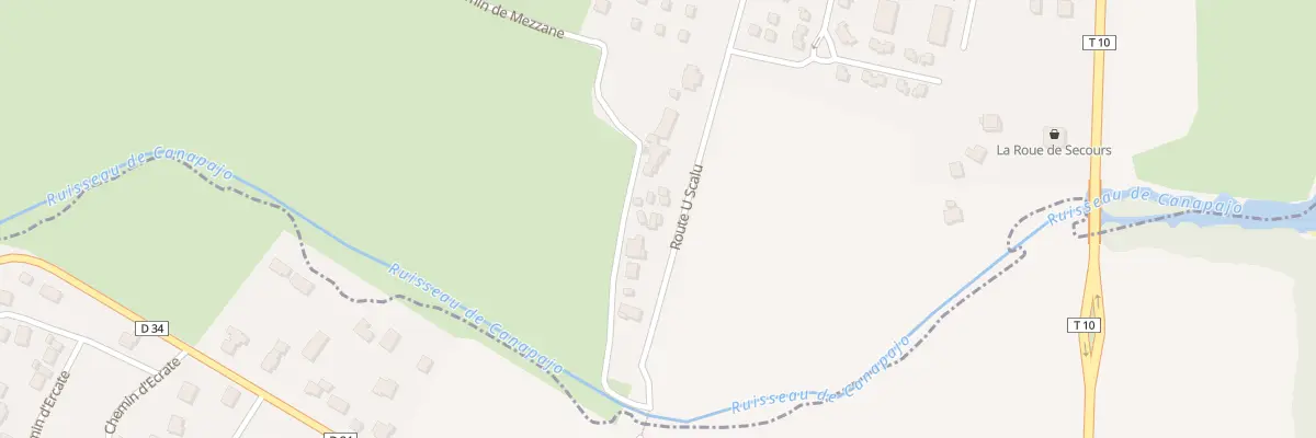 Plan du 462 Rte U Scalu à Santa-Lucia-di-Moriani