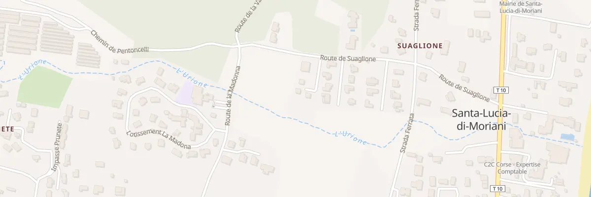 Plan du 369 Rte de Suaglione à Santa-Lucia-di-Moriani
