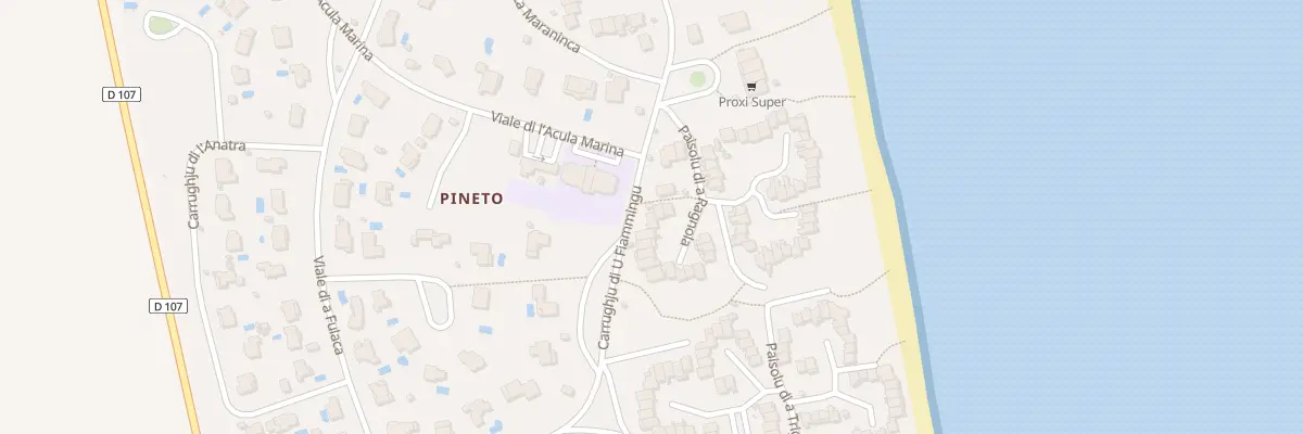 Plan du 5135A Pineto à Lucciana