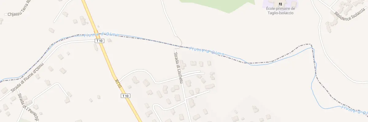 Plan du 492 Rte Strada Di Lischetu à Talasani