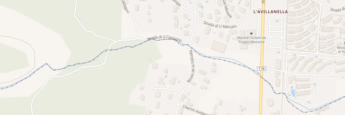 Plan du 1033 Rte de la Valicella à Santa-Lucia-di-Moriani