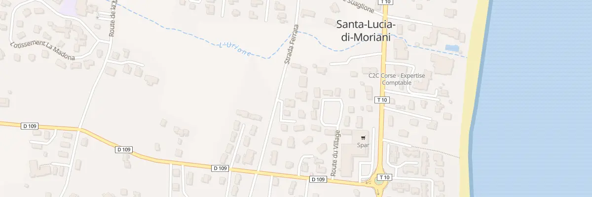 Plan du 188 Rte du Village à Santa-Lucia-di-Moriani