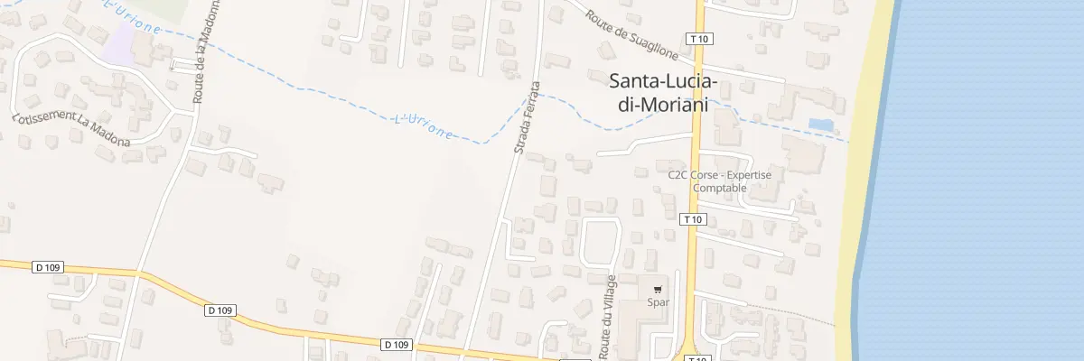 Plan du 186 Rte du Village à Santa-Lucia-di-Moriani