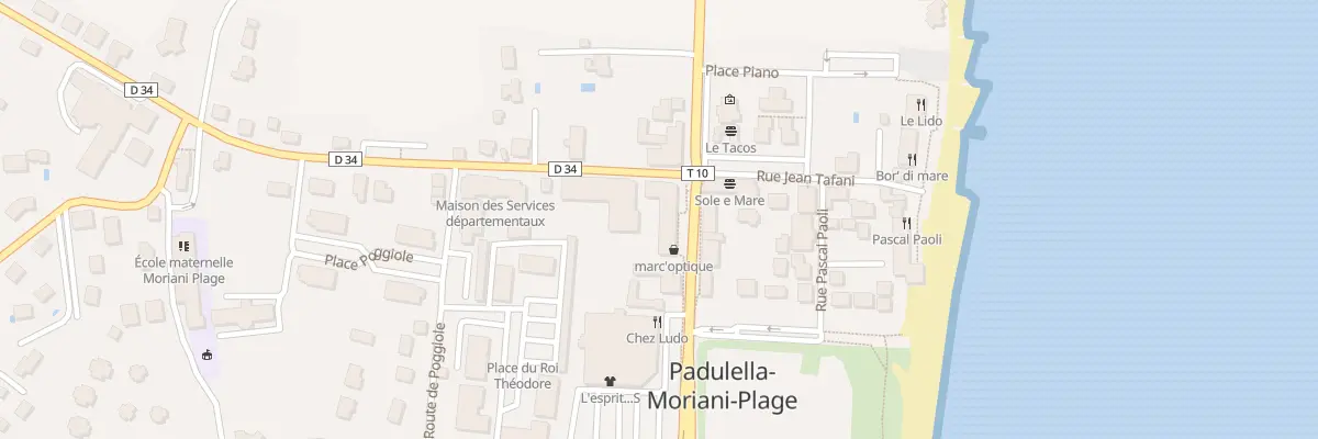 Plan du 380 Rte de Moriani à San-Nicolao