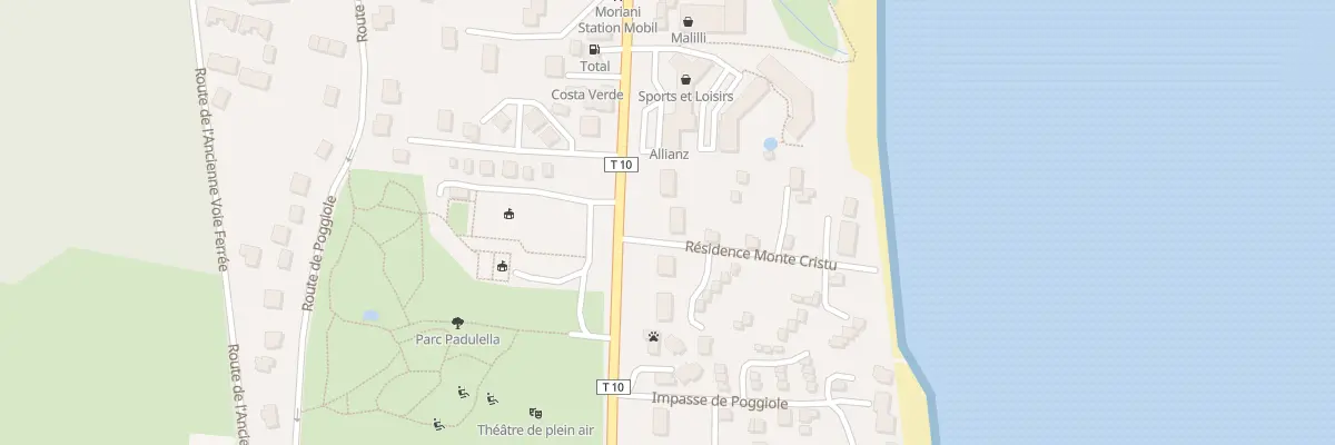 Plan du 895 Rte de Moriani à San-Nicolao