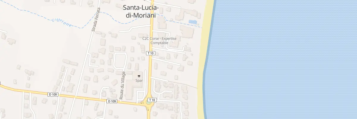 Plan du 552 Rte Territoriale 10 à Santa-Lucia-di-Moriani