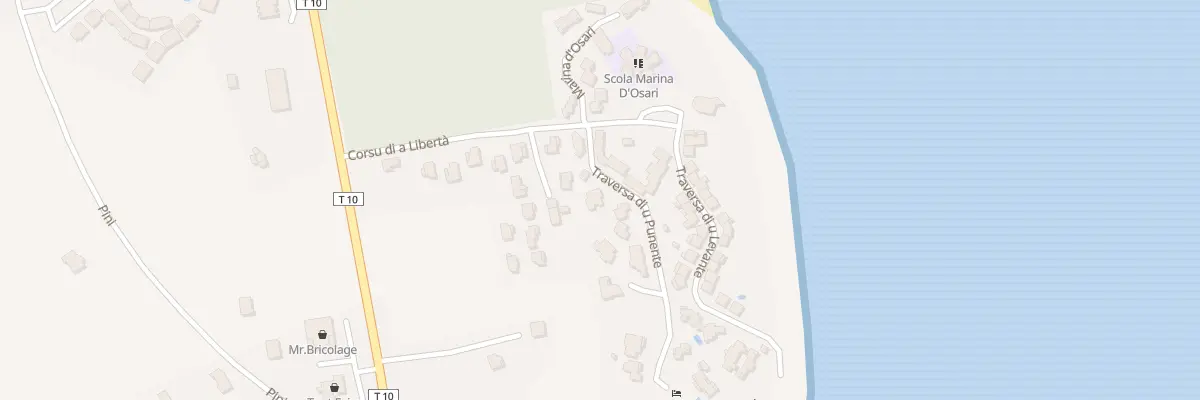Plan du 51 Tra Traversa Di U Punente à Santa-Maria-Poggio