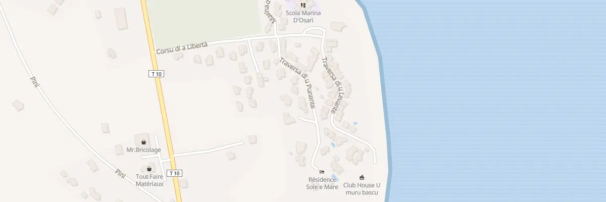 Plan du 58 Rue Stretta Di A Luna à Santa-Maria-Poggio