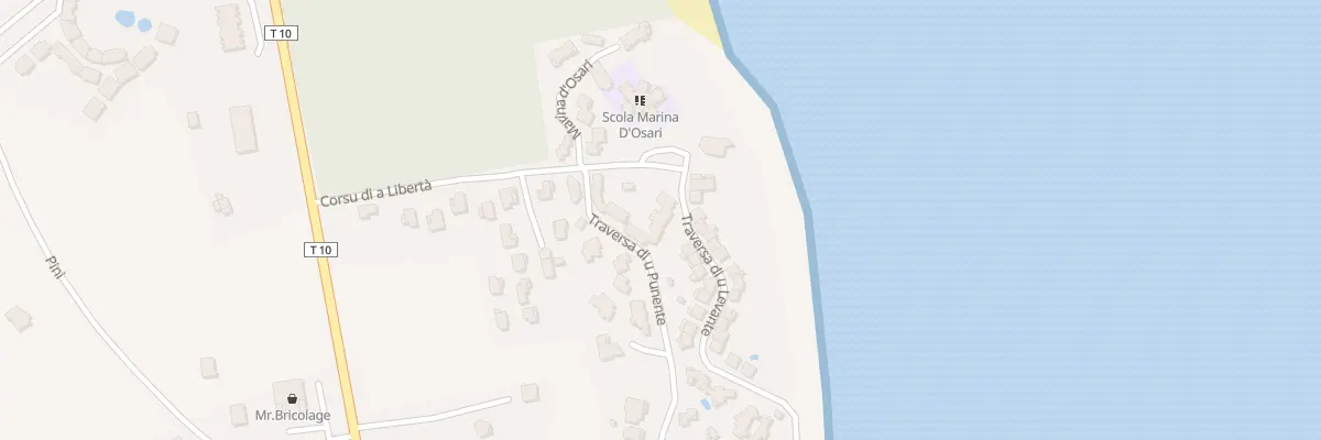 Plan du 1 Pl Piazza Santa Maria à Santa-Maria-Poggio