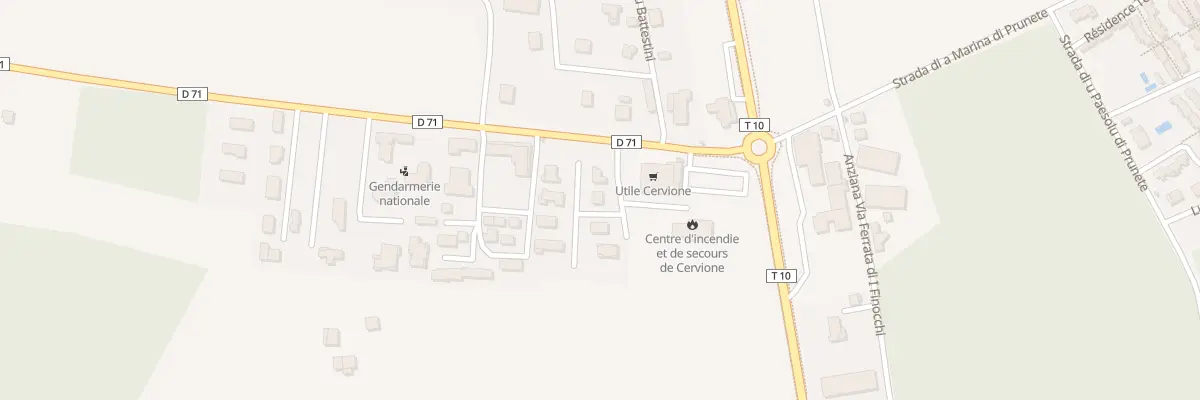 Plan du 1 Alzete à Cervione