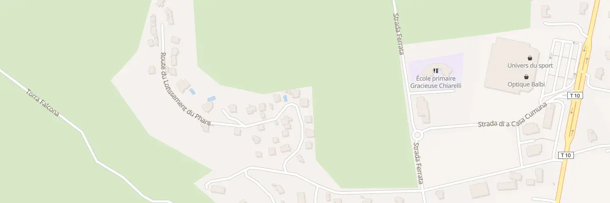 Plan du 5132 Alistro à San-Giuliano