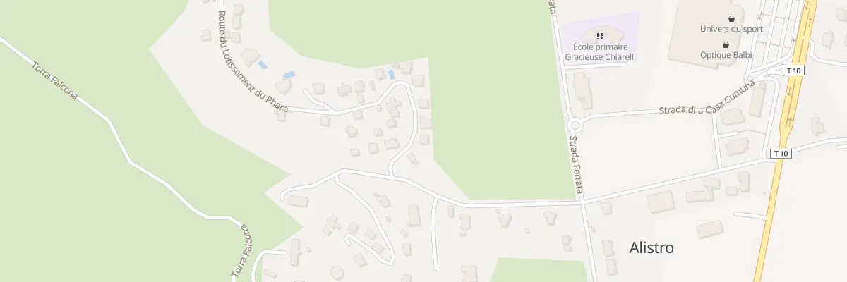 Plan du 5189 Alistro à San-Giuliano