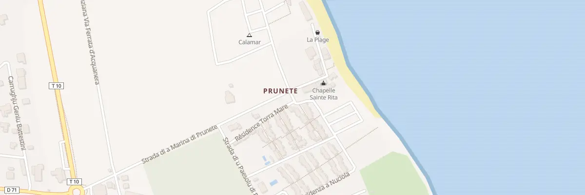 Plan du 3 Res Torra Mare à Cervione