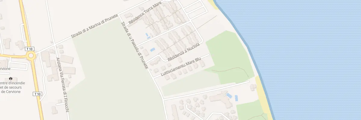 Plan du 9267 Prunete à Cervione
