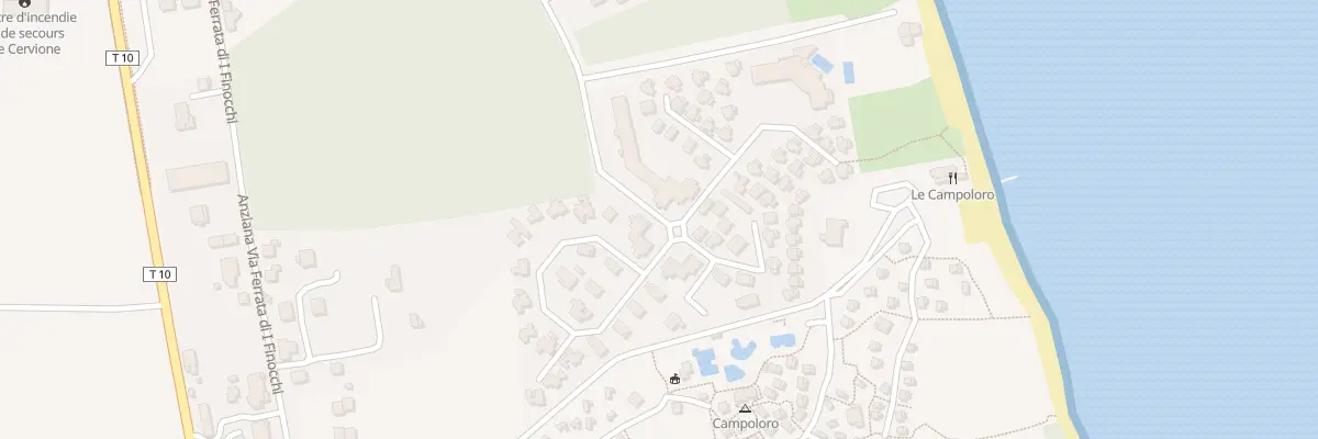 Plan du 5495 Prunete à Cervione